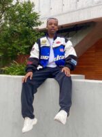 Retro Style Quilted Racing Jacket -1297