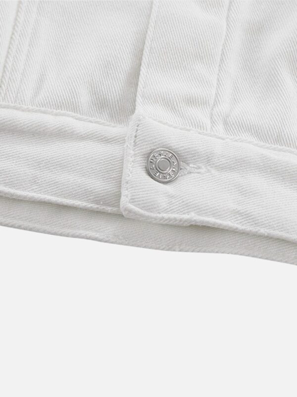 American Street Personality Loose Vintage Lapel Denim Jacket