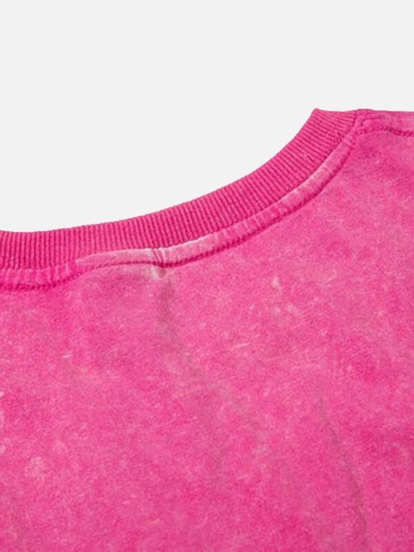 Hip-hop Letter Print Ragged Undershirt