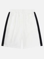 Color-coded Printed Casual Shorts