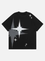 Retro Star Print T-shirt