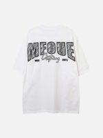 Chained Statue of Liberty and Cash Print T-shirt