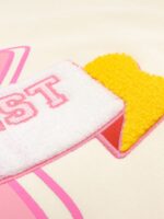 Pentagram Letter Embroidered Hooded Sweatshirt