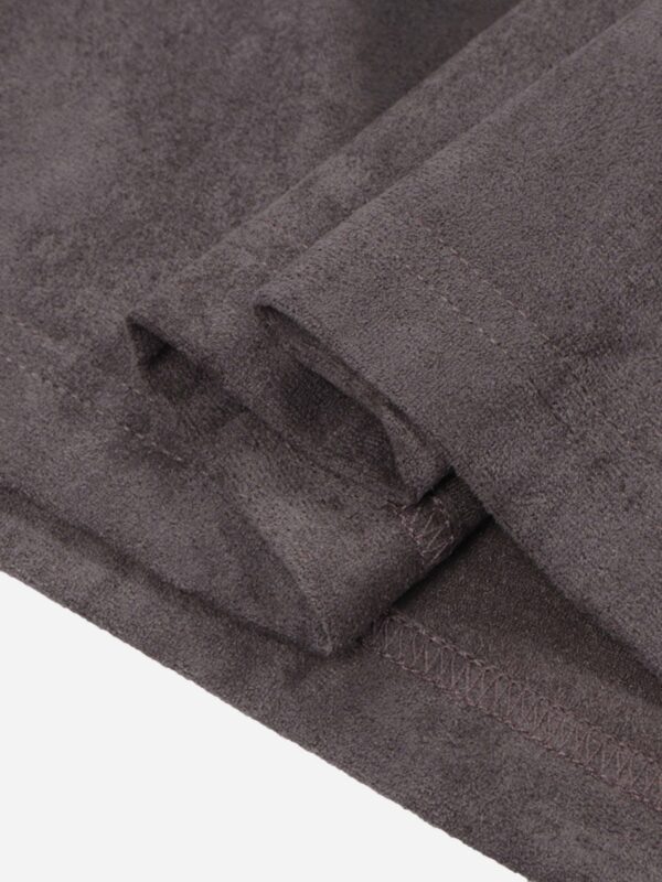 Retro Letter Print Cotton T-shirt