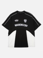 Embroidered Panel T-shirt -1587