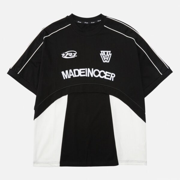 Embroidered Panel T-shirt -1587