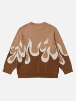 Vintage Flame Jacquard Jersey