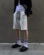 Embroidered Corduroy Shorts -1181