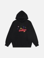 Star Letter Hooded Sweatshirt