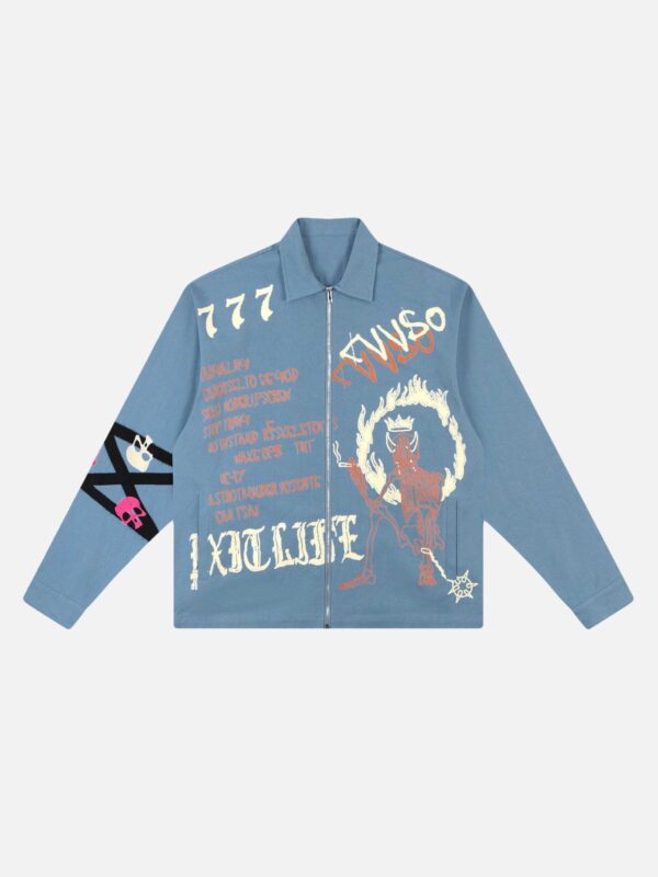 Graffiti Zipper Jacket