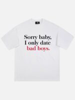 Fun Slogan Print T-shirt