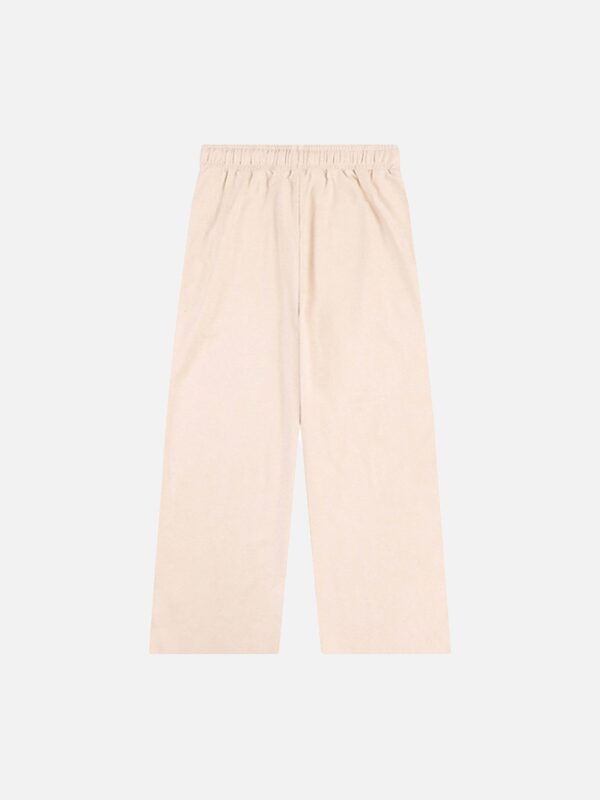 Alphabet Suede Pants