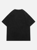 Abstract Portrait Print T-shirt - 1619