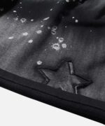 Gradient Letter Embroidery Casual Shorts