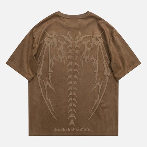 Design Sense Versatile Letter T-shirt - 1642