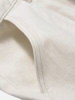 High Street Zipper Patchwork Pocket Denim Pants Straight Leg