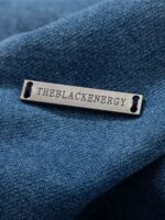 Tie-dye Gradient Letter Embroidery T-shirt - 1542