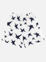 Mesh Hole Peplum Shorts