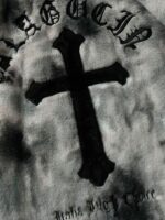 American Vintage Tie-dye Gradient Plush Embroidered Lambswool Jacket - 1558