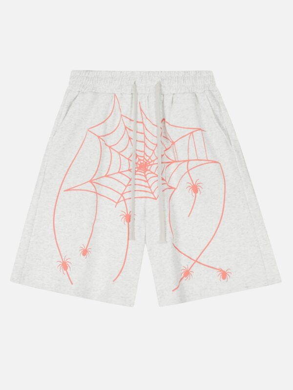 American Vintage Spider Print Shorts