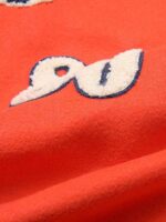 Letter-embroidered Contrasting Jacket