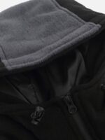 Rocking Fleece Color Blocking Zipper Jacket