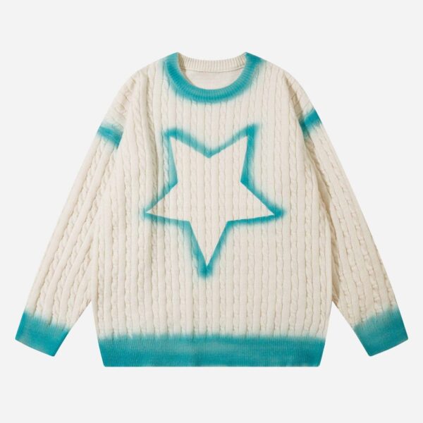 Star Loose Sweater