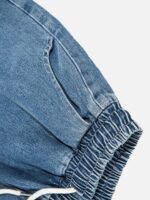 Flame Print Loose Shorts