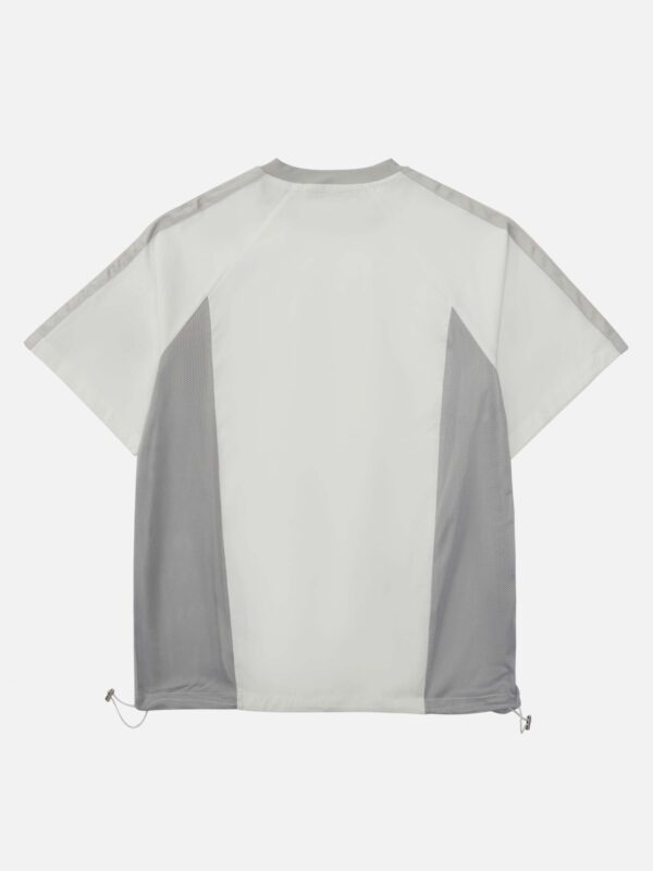 Paneled Print T-shirt -1586