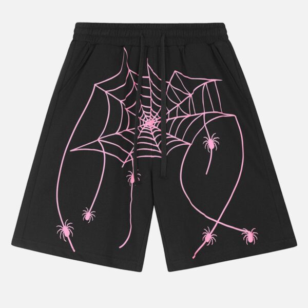 American Vintage Spider Print Shorts