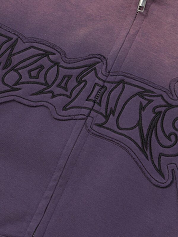 Print Gradient Hoodie