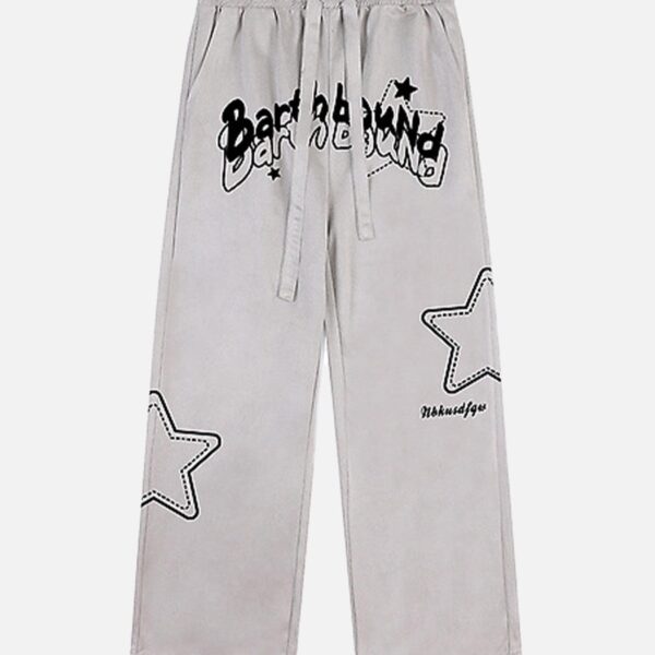 American Casual Suede Loose Pants