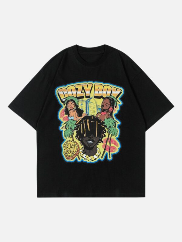 Hip-hop Quirky Retro T-shirt