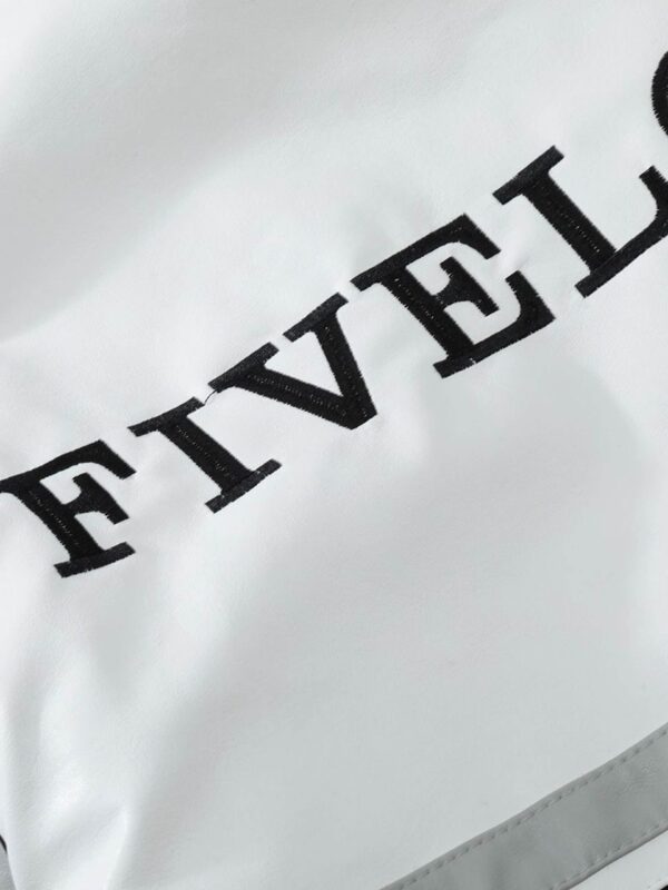 American Vintage Hip-hop Biker Cotton Jacket -1539