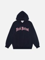 Pentagram Print Hooded Sweatshirt