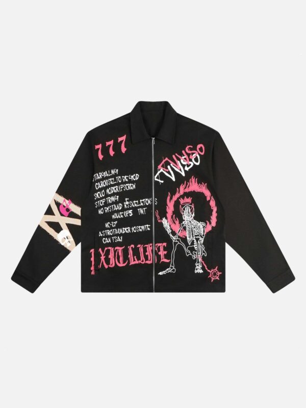Graffiti Zipper Jacket