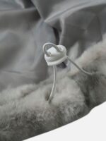 American Vintage Tie-dye Gradient Plush Embroidered Lambswool Jacket - 1558