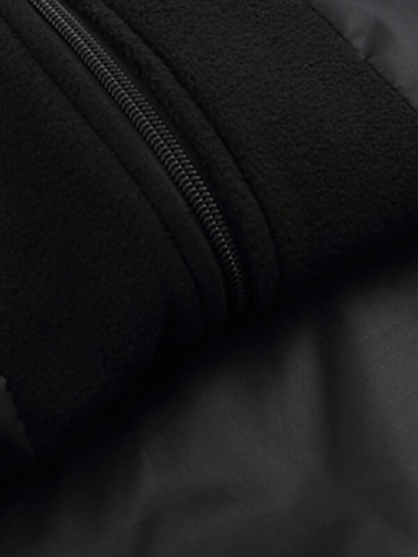 Rocking Fleece Color Blocking Zipper Jacket