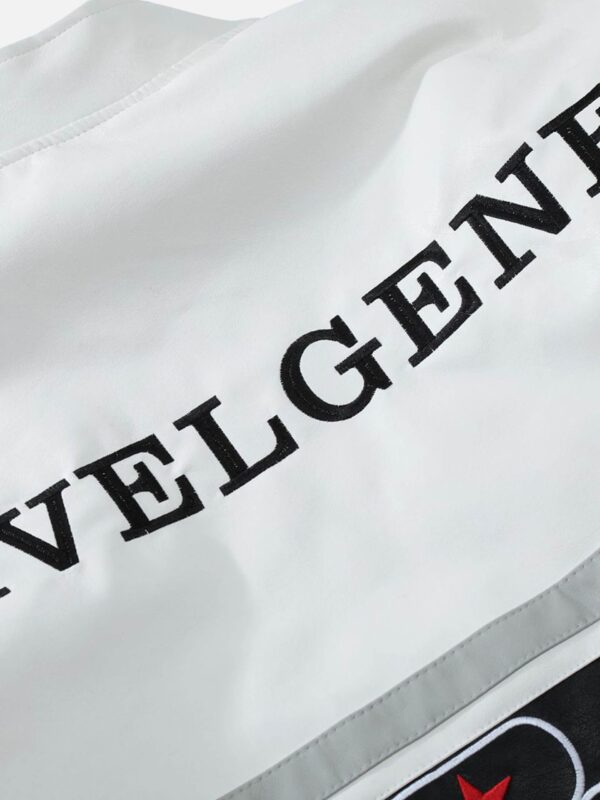 American Vintage Hip-hop Biker Cotton Jacket -1539