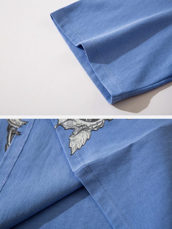 Chained Statue of Liberty and Cash Print T-shirt