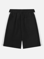 Color-coded Printed Casual Shorts