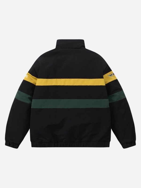 Biker Stand-up Collar Loose Thickened Cotton Jacket