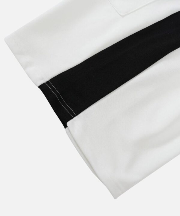 Color-coded Printed Casual Shorts