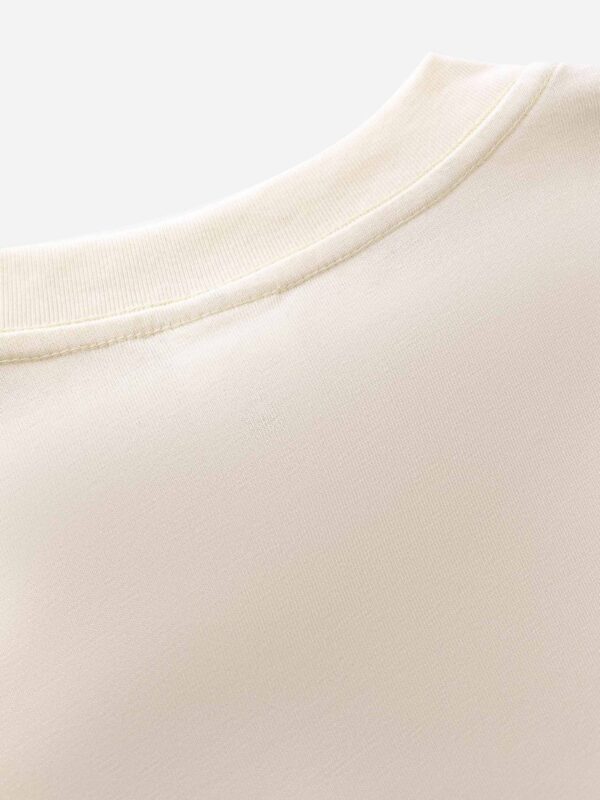 Made Retro Skull Letter Foam T-shirt