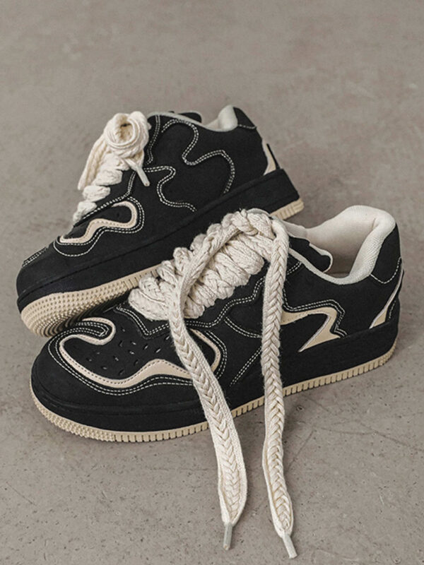 High Street Niche Design Skateboard Couple Shoes -1479