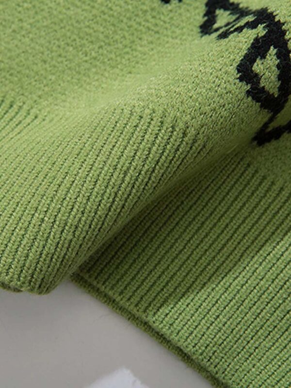 Cartoon Dinosaur Printed Sweater - 1004