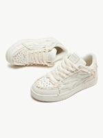 Casual White Board Shoes - 1466