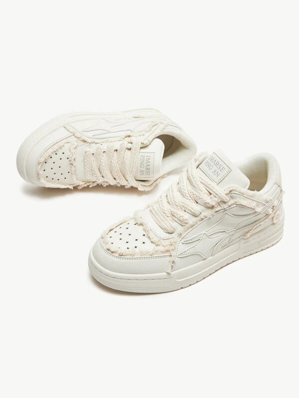 Casual White Board Shoes - 1466