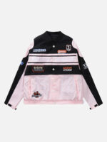 Embroidery Baseball Suit Motorcycle Jacket-1517