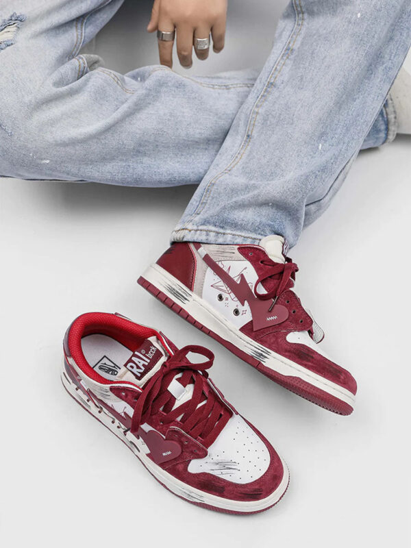 Graffiti Skate Sports Casual Shoes - 1499